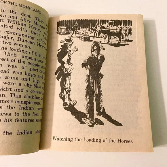 Vintage 1979 The Last of the Mohicans James Cooper Illustrated Classic Edition - Picture 9 of 16
